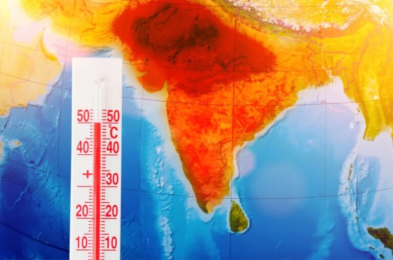indian heatwave map
