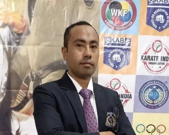 Activity teacher looking into the camera