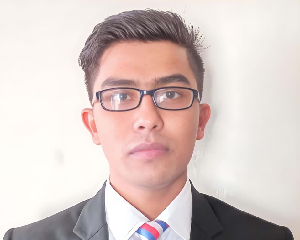 Administrative teacher looking into the camera