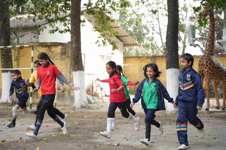 girls playing football