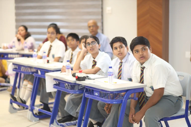 students sitting on their sit