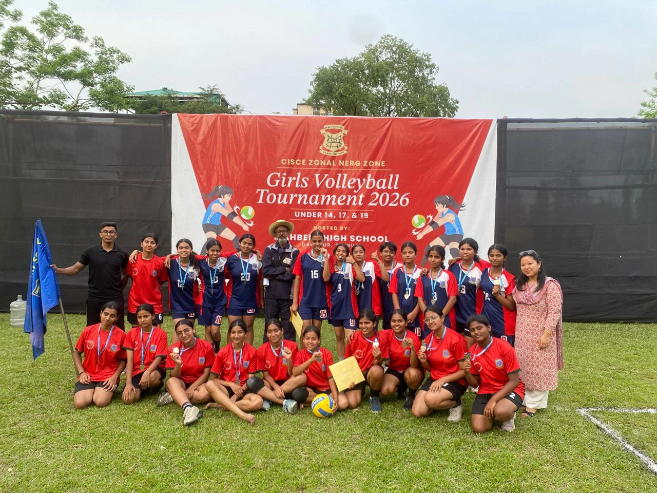 Girls' Teams Finish as First Runners-Up at CISCE Volleyball Tournament