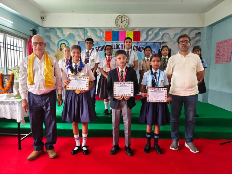 Recognition for Excellence in Hindi Elocution