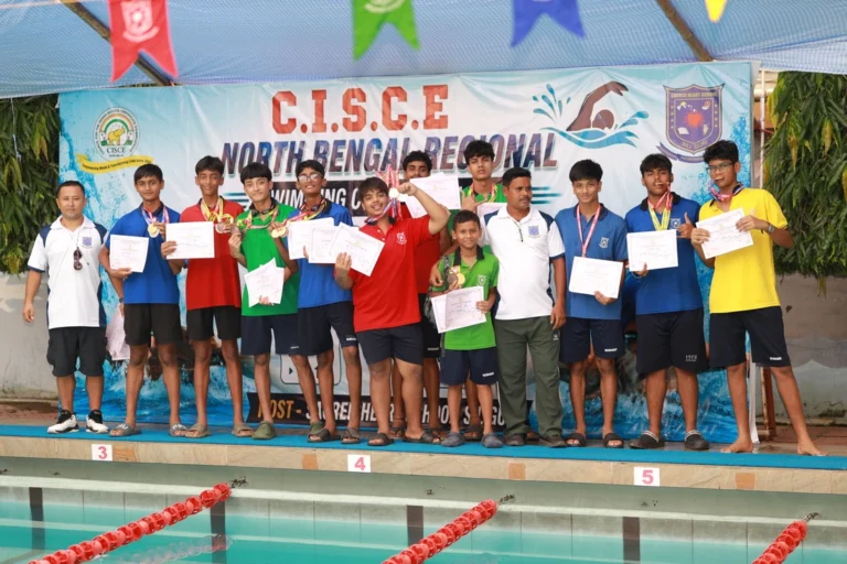 Remarkable Performance at the CISCE Regional Swimming Championship